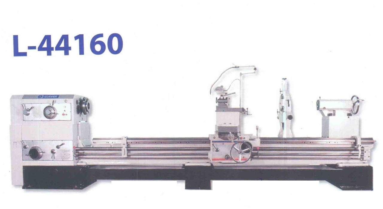 Torno Convencional – Modelo:  Clever L44160 –2 Eixos - Capacidade: Ø 1100 x 40000 mm